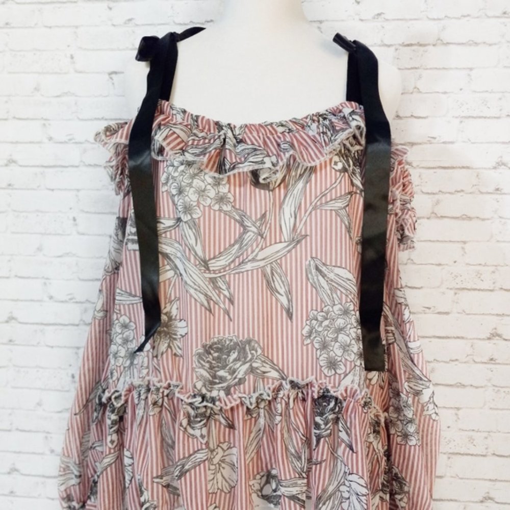 Romeo and Juliet Ribbon Off-Shoulder Top